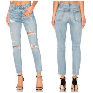 GRLFRND Karolina High-Rise Distressed Skinny Jean Pants Women’s Jeans Size 31